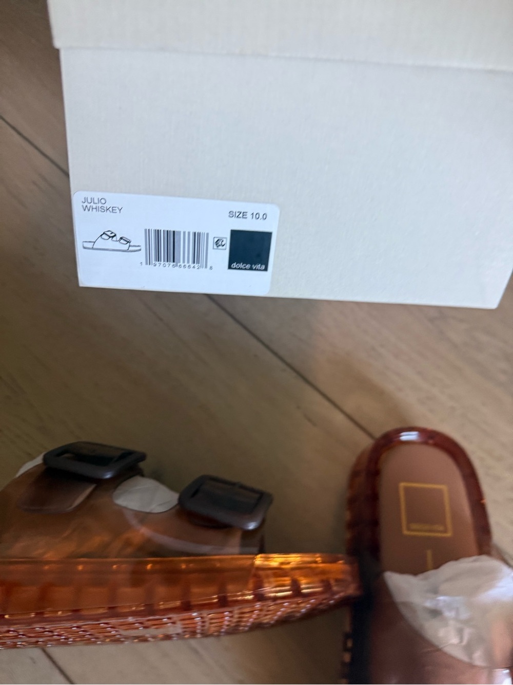 Julio Sandals Whiskey Vinyl - Picture 6 of 7
